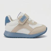 Tênis Klin Mini Walk Infantil Branco com Azul Tênis Klin Mini Walk Infantil Branco com Azul