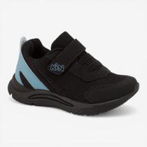 Tênis Klin New Sport Masculino Infantil Preto com Azul Tênis Klin New Sport Masculino Infantil Preto com Azul