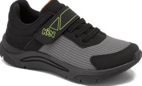 Tênis Klin New Sports Infantil Masculino Cor Preto/Cinza