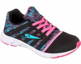 Tênis Klin Rosa e Preto Feminino Infantil Tênis Klin Rosa e Preto Feminino Infantil