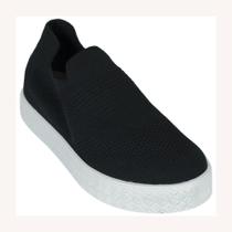 Tenis Knit Casual Sapatenis Iate Sem Cadarco Slip On Feminino Moleca 5712.328