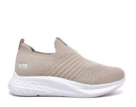 Tênis Knit Via Marte Slip On Feminino 23-19001 Aveia