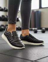 Tênis Kolosh C3145 Matelassê com Zíper Lateral e Solado em EVA Feminino
