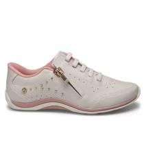 Tênis Kolosh Calce Fácil Zíper Feminino Bege Tênis Kolosh Calce Fácil Zíper Feminino Bege