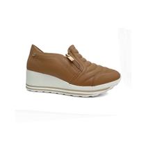 Tênis Kolosh Casual Anabela C1418a Camelo