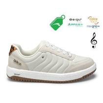 Tênis Kolosh Casual Foggia Marfim/Branco - Feminino Marfim/Branco