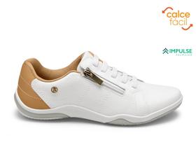 Tênis kolosh casual ultra conforto branco/bege c3285