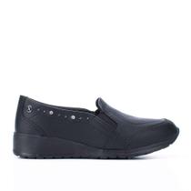 Tenis Kolosh Conforto Slip On Casual Feminino PRETO