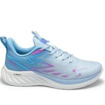 Tenis Kolosh E0182 Feminina Cadarço Conforto Esportivo Caminhada