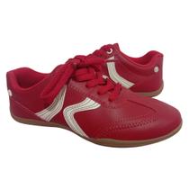 tenis kolosh feminino casual vermelho tendência