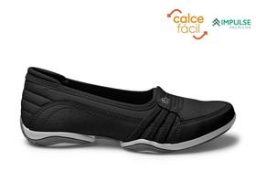 Tenis Kolosh Feminino Slip On Linha Conforto PRETO