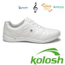 Tenis Kolosh Feminino Versatile Casual Calce Facil Sapatênis Original Conforto