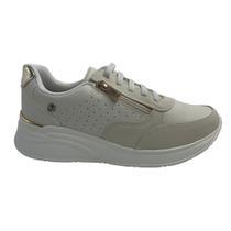 Tênis Kolosh Off White 3984 Anabela K-Soft Zíper - Creme 39 Tênis Kolosh Off White 3984 Anabela K-Soft Zíper - Creme 39