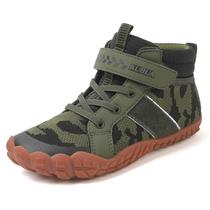 Tênis KUBUA Kids Barefoot High Top Verde Tamanho 3,5 Big Kid