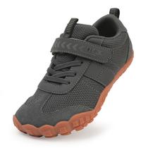 Tênis KUBUA Kids Barefoot Shoes cinza escuro tamanho 12