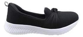 Tênis La Fitty Slip On Detalhe em Nó calce Fácil Super Confortável Feminina F312 (66231)