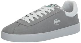 Tênis Lacoste BASESHOT Masculino - Cinza/Branco - Tamanho 9