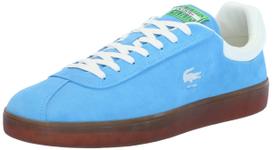 Tênis Lacoste Baseshot para homens azul/goma tamanho 8