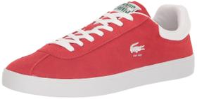 Tênis Lacoste Baseshot para homens vermelho/branco tamanho 11,5