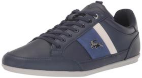 Tênis Lacoste Chaymon para homens azul/branco tamanho 11,5