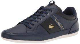 Tênis Lacoste Chaymon para homens azul/preto tamanho 8.5