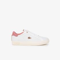 Tênis Lacoste de couro feminino PowerCourt