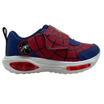 Tenis Led Luzinha Mini Pe Calce Facil Spider Man Aranha