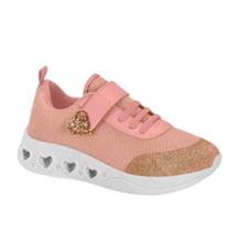 Tênis Led Molekinha Infantil Bebe Menina Calce Facil 2720102