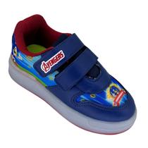 Tênis Led tiras autocolantes Personagens 2412 - Juvenil