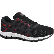 Tênis Lets One preto/vermelho Tênis Lets One preto/vermelho