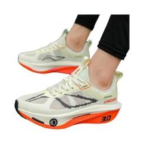 Tênis Leves E Respiráveis Para Corrida Masculinos E Femininos Com Placa De Carbono Para Maratona E Tênis Leves E Respiráveis Para Corrida Masculinos E Femininos Com Placa De Carbono Para Maratona E