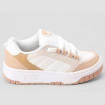 Tenis Logus Casual Branco Colors Feminino Tamanho:39