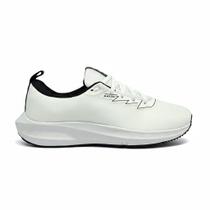 Tênis LS Esportivo Basic Casual Branco Leve Confortável Unissex Detalhe Refletivo Tênis LS Esportivo Basic Casual Branco Leve Confortável Unissex Detalhe Refletivo