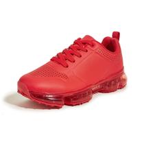 Tênis LUCKY STEP, almofada de ar feminina, moderna, vermelha