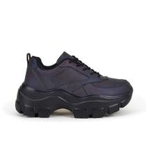Tênis LUCKY STEP femininos Chunky Platform Dad Colorblock
