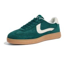 Tênis LUCKY STEP femininos clássicos, casuais, verdes, 10M Tênis LUCKY STEP femininos clássicos, casuais, verdes, 10M