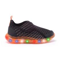 Tenis Luz Infantil Menino Casual Bubble Led Pé Com Pé 58502