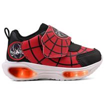 Tênis Luzinha Minipé Homem Aranha Led Light Masculino Infantil