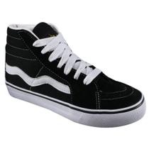 Tenis mad rats original hi top preto/branco