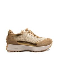 Tenis Maithe Camurça Dourado