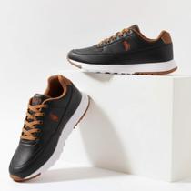 Tenis Mascuino Via Polo Confortável Casual Leve Macio Varias Cores Promção