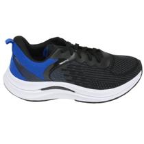 Tênis Masculino Academia Caminhada Esportivo Confortável Vorax 130GA23 Preto/Royal Tênis Masculino Academia Caminhada Esportivo Confortável Vorax 130GA23 Preto/Royal