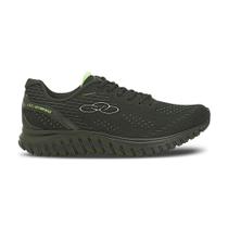 Tênis Masculino Adulto Running Olympikus Triunfo Preto E Verde