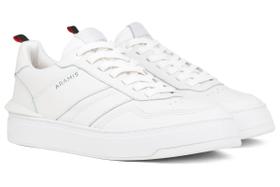 Tênis Masculino Burly Heads Couro Legítimo - Branco Premium Conforto