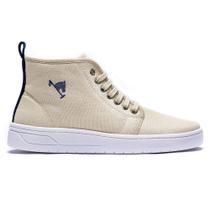 Tênis Masculino Botinha Cano Alto em Lona Leve