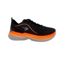 Tenis Masculino Box 200 Bx2429- Preto/Laranja