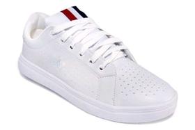 Tênis Masculino Branco Casual Europa Sapatênis Confortável LA macio