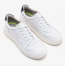 Tenis masculino branco democrata casual Tenis masculino branco democrata casual