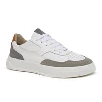 Tênis Masculino Branco em Couro Confortável Super Leve e Macio Lançamento Tênis Masculino Branco em Couro Confortável Super Leve e Macio Lançamento