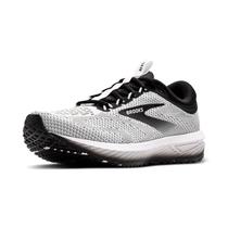 Tênis Masculino Brooks Revel 7 para Corrida Branco/Preto Número 8 Tênis Masculino Brooks Revel 7 para Corrida Branco/Preto Número 8